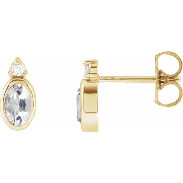 Natural White Sapphire | Oval | 5 x 3mm