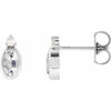 Natural White Sapphire | Oval | 5 x 3mm