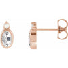 Natural White Sapphire | Oval | 5 x 3mm