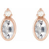 Natural White Sapphire | Oval | 5 x 3mm