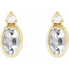 Natural White Sapphire | Oval | 5 x 3mm