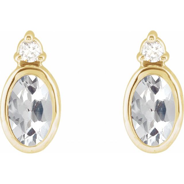 Natural White Sapphire | Oval | 5 x 3mm