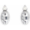 Natural White Sapphire | Oval | 5 x 3mm