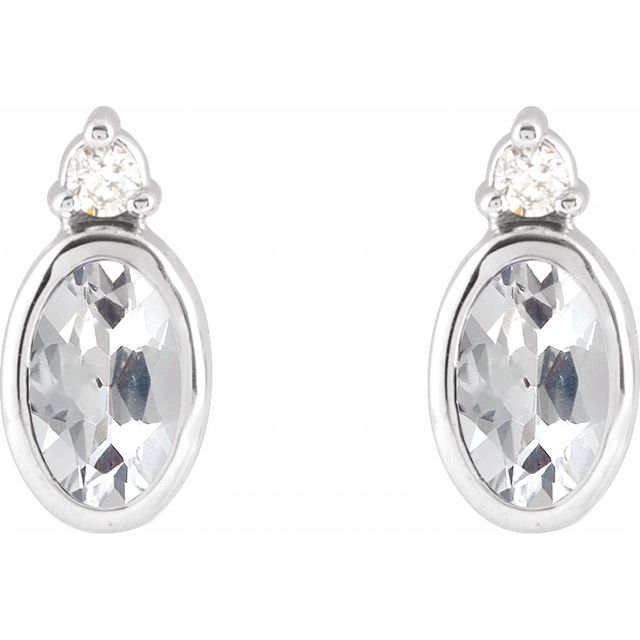 Natural White Sapphire | Oval | 5 x 3mm