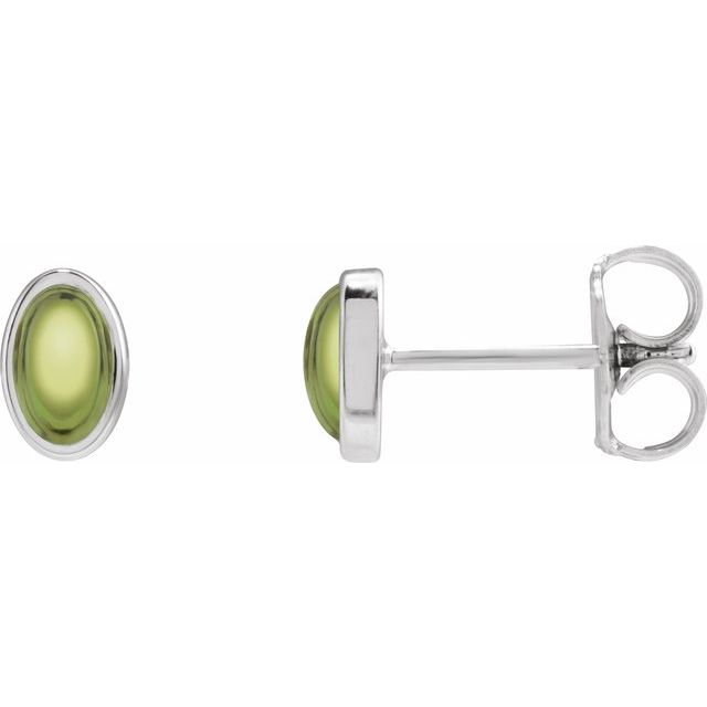Natural Peridot | Oval | 6 x 4mm | Natural Peridot | Oval | 5 x 3mm