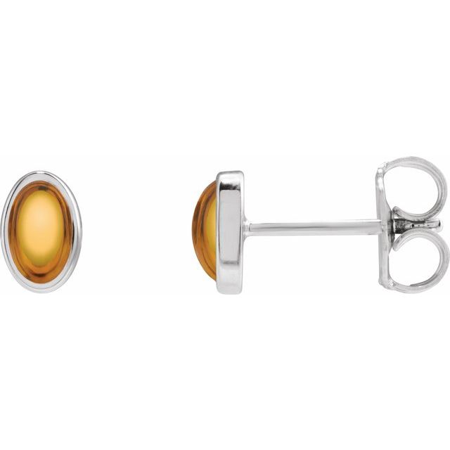 Natural Citrine | Oval | 6 x 4mm | Natural Citrine | Oval | 5 x 3mm