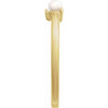 6716 / Ring / Set / 14K Yellow / Cultured Seed Pearl / Pearl / 3 Mm / Polished / Cultured Pearl Solitaire Stackable Ring