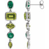 Natural Peridot | Emerald | 8 x 6mm