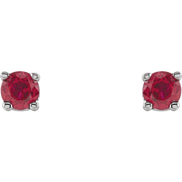 Lab-Grown Ruby | Round | 2.5mm | Natural Ruby | Round | 2.5mm