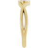 126982 / Ring / Set / 14K Yellow / Lab-Grown Diamond / Pear / 4.5 X 3 Mm / Polished / 1/6 Ct Lab-Grown Diamond Solitaire Ring