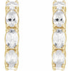 Natural White Sapphire | Oval | 5 x 3mm