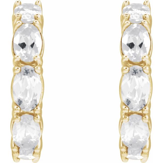 Natural White Sapphire | Oval | 5 x 3mm