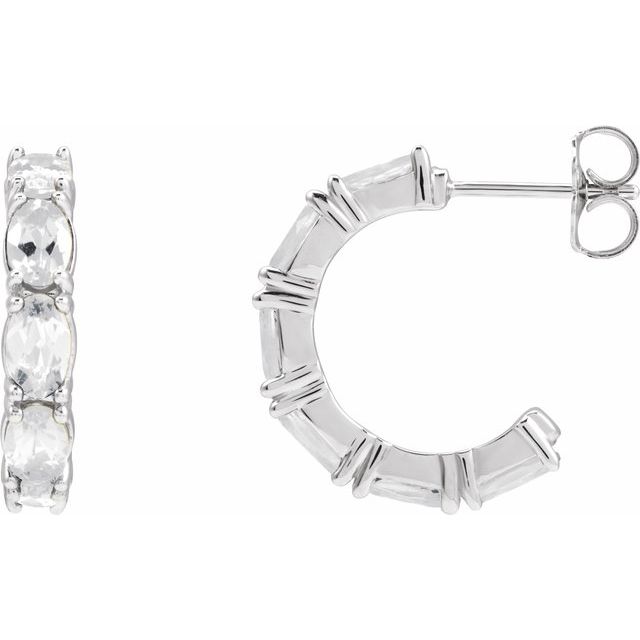 Natural White Sapphire | Oval | 5 x 3mm
