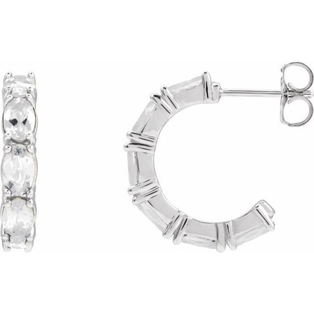 Natural White Sapphire | Oval | 5 x 3mm