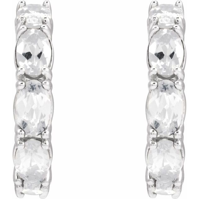 Natural White Sapphire | Oval | 5 x 3mm