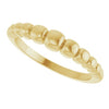 58003 / Ring / 14K Yellow / Polished / Geometric Domed Ring