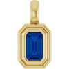 Natural Blue Sapphire | Emerald | 5 x 3mm | Lab-Grown Blue Sapphire | Emerald | 5 x 3mm