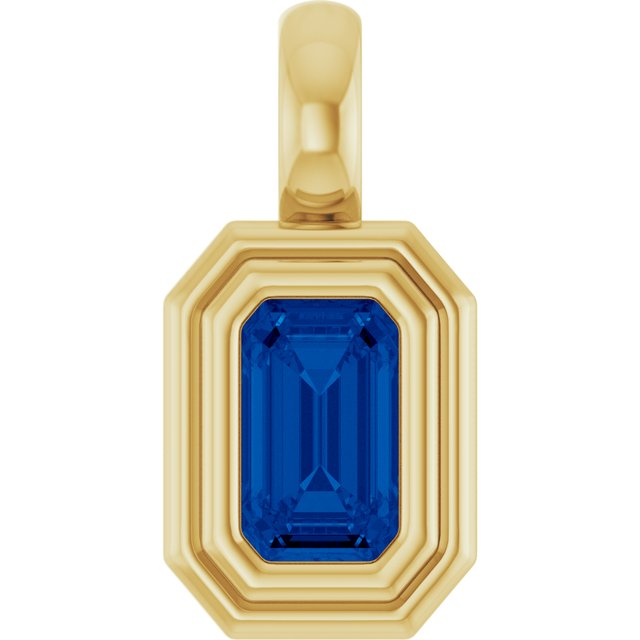 Natural Blue Sapphire | Emerald | 5 x 3mm | Lab-Grown Blue Sapphire | Emerald | 5 x 3mm