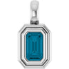Natural London Blue Topaz | Emerald | 5 x 3mm