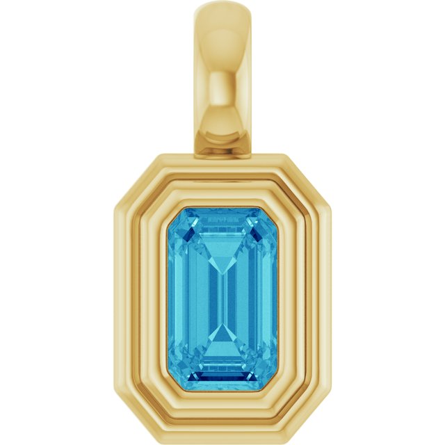 Natural Blue Zircon | Emerald | 5 x 3mm