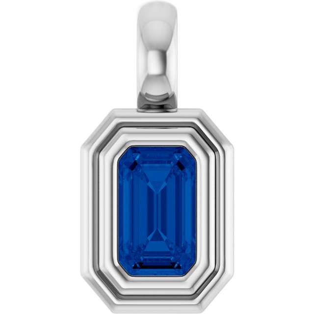 Natural Blue Sapphire | Emerald | 5 x 3mm | Lab-Grown Blue Sapphire | Emerald | 5 x 3mm