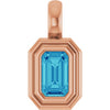 Natural Blue Zircon | Emerald | 5 x 3mm