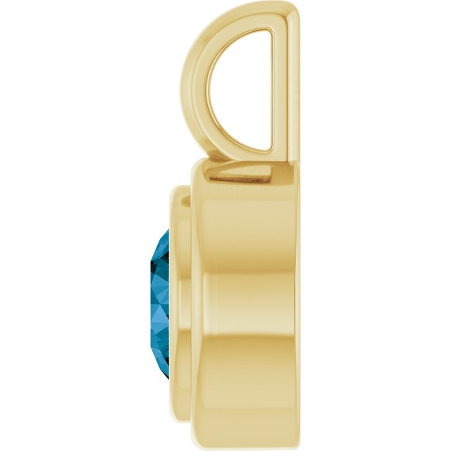 Natural London Blue Topaz | Round | 5.5mm