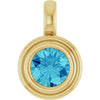 Natural Blue Zircon | Round | 5.5mm