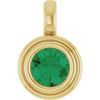 Natural Emerald | Round | 5.5mm | Lab-Grown Emerald | Round | 5.5mm