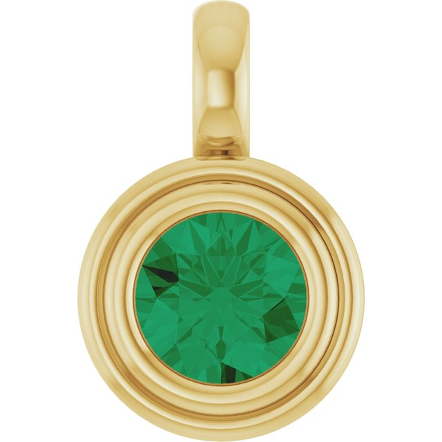 Natural Emerald | Round | 5.5mm | Lab-Grown Emerald | Round | 5.5mm