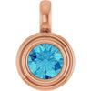 Natural Blue Zircon | Round | 5.5mm