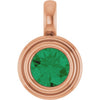 Natural Emerald | Round | 5.5mm | Lab-Grown Emerald | Round | 5.5mm