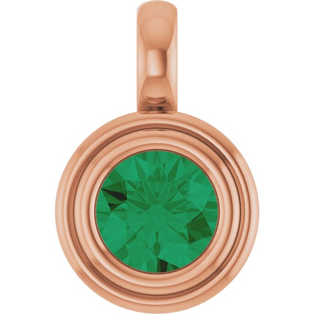 Natural Emerald | Round | 5.5mm | Lab-Grown Emerald | Round | 5.5mm