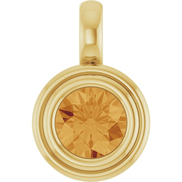 Natural Citrine | Round | 5.5mm