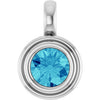 Natural Blue Zircon | Round | 5.5mm