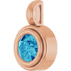 Natural Blue Zircon | Round | 5.5mm