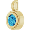 Natural Blue Zircon | Round | 5.5mm