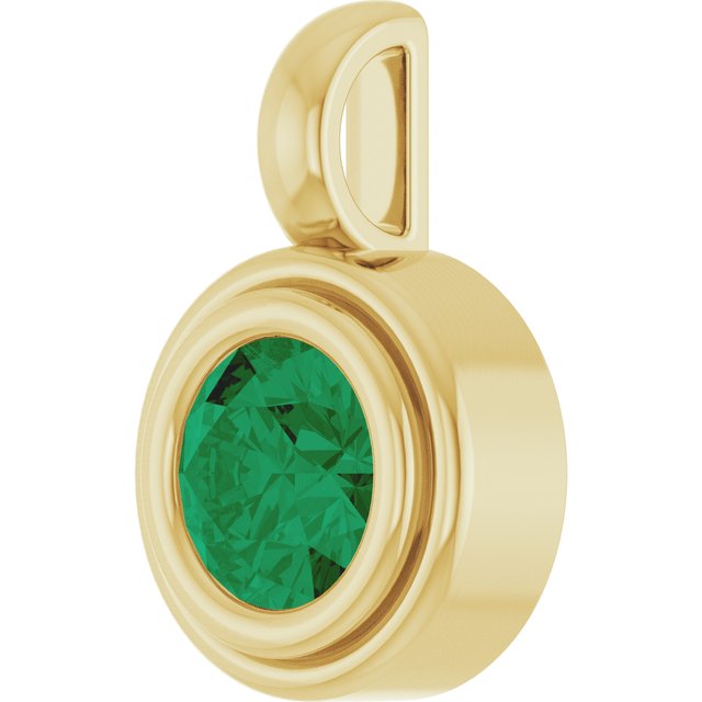 Natural Emerald | Round | 5.5mm | Lab-Grown Emerald | Round | 5.5mm