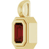 Natural Mozambique Garnet | Emerald | 5 x 3mm