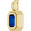 Natural Blue Sapphire | Emerald | 5 x 3mm | Lab-Grown Blue Sapphire | Emerald | 5 x 3mm