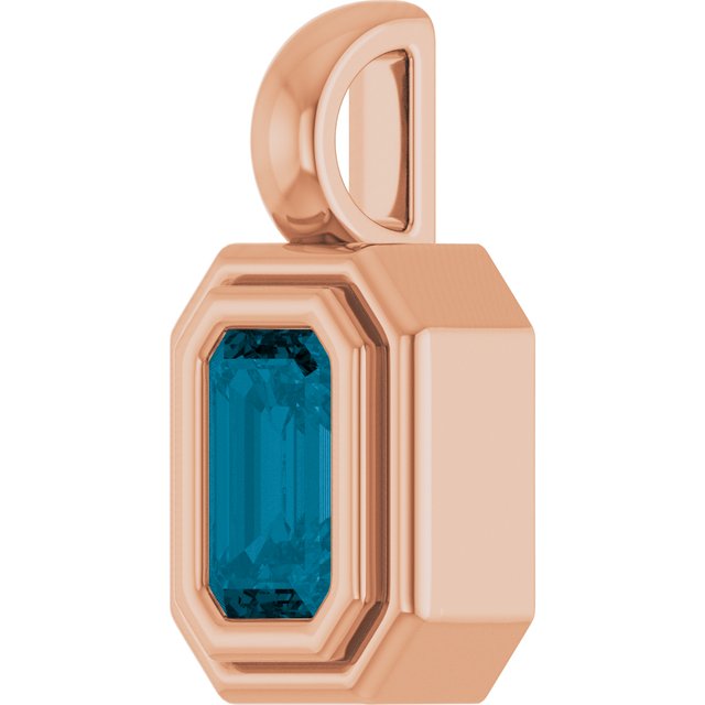 Natural London Blue Topaz | Emerald | 5 x 3mm