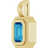 Natural Blue Zircon | Emerald | 5 x 3mm