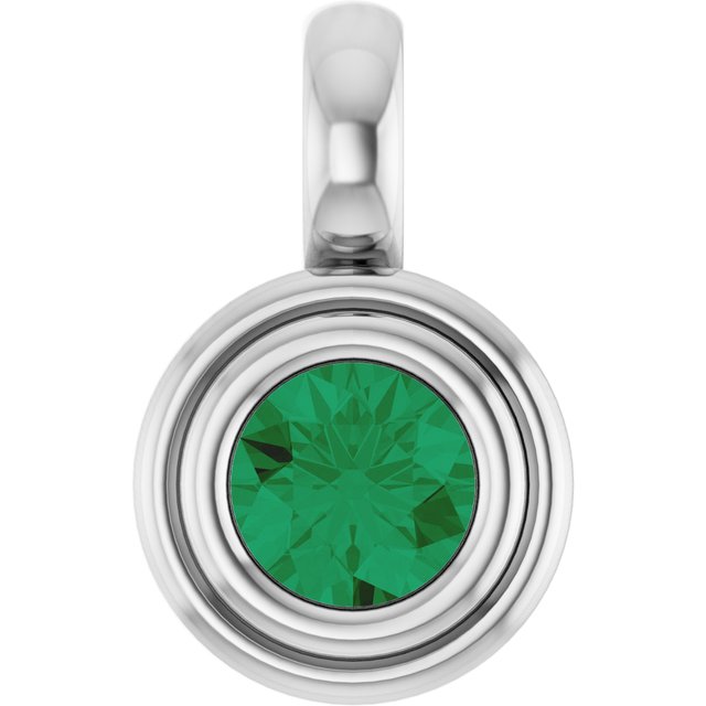 Natural Emerald | Round | 4.1mm | Lab-Grown Emerald | Round | 4.1mm