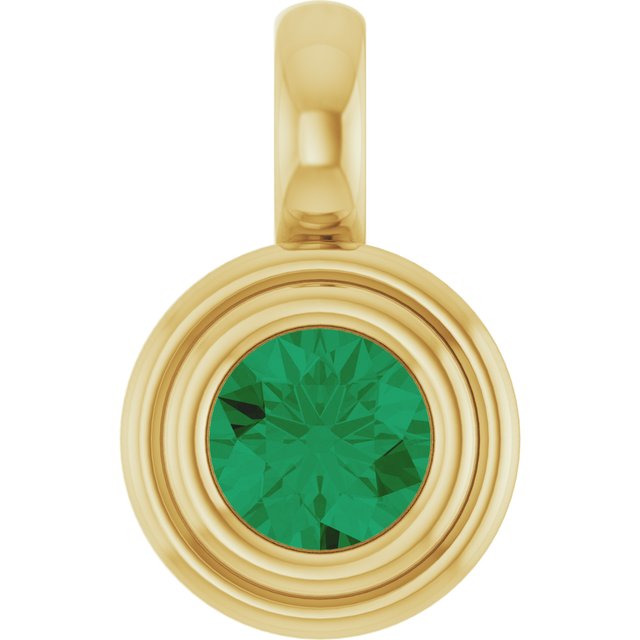 Natural Emerald | Round | 4.1mm | Lab-Grown Emerald | Round | 4.1mm