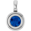 Natural Blue Sapphire | Round | 4.1mm | Lab-Grown Blue Sapphire | Round | 4.1mm