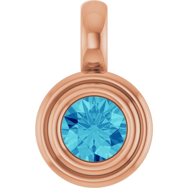 Natural Blue Zircon | Round | 4.1mm