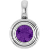 Natural Amethyst | Round | 4.1mm