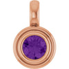 Natural Amethyst | Round | 4.1mm