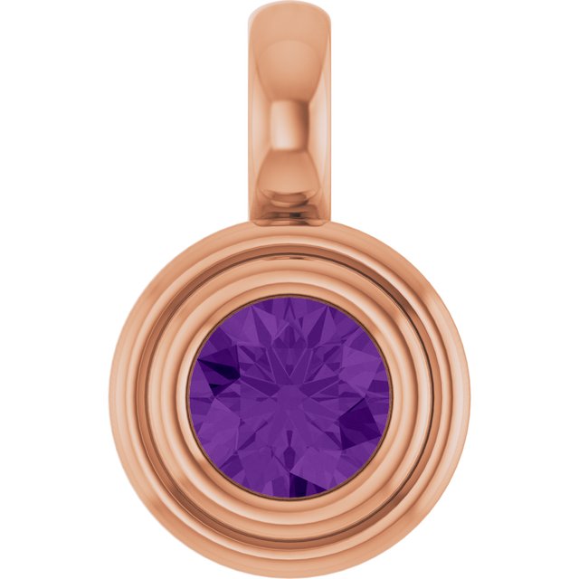 Natural Amethyst | Round | 4.1mm