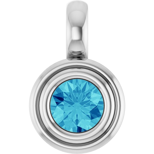 Natural Blue Zircon | Round | 4.1mm